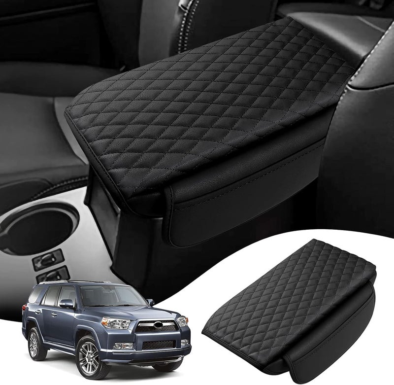 Rilsen Custom Fit for Center Console Cover Toyota 4Runner 2010-2022 2023 2024 Armrest Cover Center Console Pad Interior Accessories Car Armrest Seat Box Cover Protector with Pockets Storage Bag - Image 1